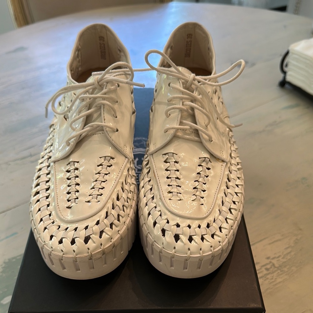 White Leather Womens Shoes